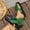 Green, variant on Womens Platform Flip Flops- Casual Thong Floral Design Open Toe Red Size 8