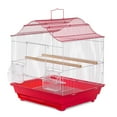 thumbnail image 4 of Prevue Pet Products Soho Crown Top Roof Red & White Bird Cage SP41613R/W, 4 of 6