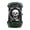 Green, variant on Steampunk Leather Watch for Men: Analog Quartz Watch with Wide Leather Strap, Large Dial Bar Scale with Skull Decoration - for Gifts