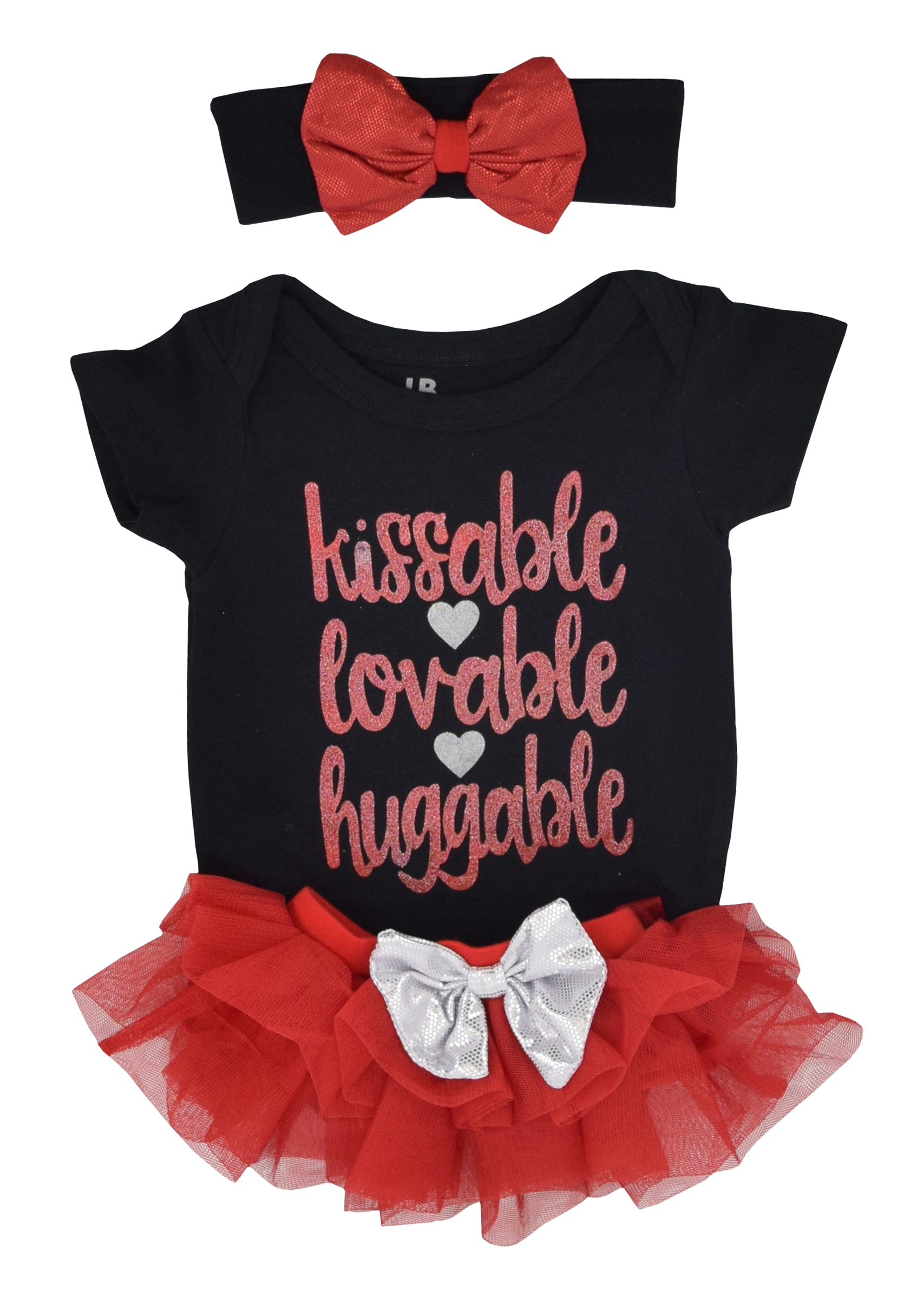 valentine's day onesie girl