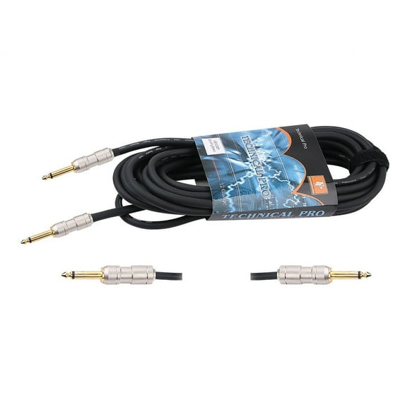 Technical Pro - Audio cable - mono jack male to mono jack male - 25 ft - shielded