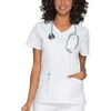 Scrubstar Women's Premium Collection Stretch Mock Wrap Scrub Top