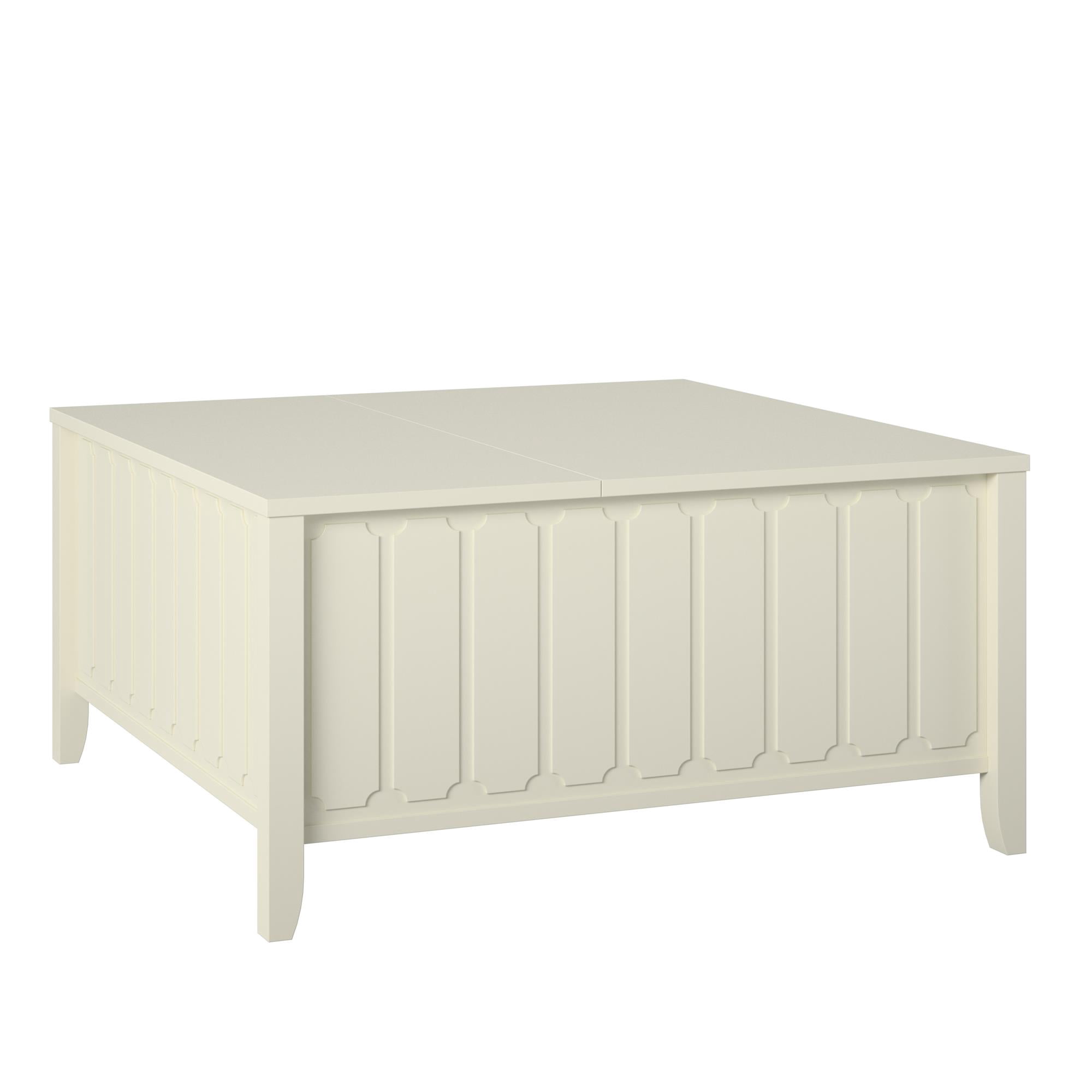 Novogratz Her Majesty Lift Top Coffee Table, White