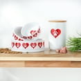 thumbnail image 3 of Bone Dry Ceramic Pet Bowls Non-Slip, Dishwasher Safe, Large, 7.5x2.4", Heart, 2 Count, 3 of 5