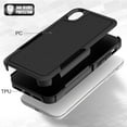 thumbnail image 5 of for iPhone XR Case: Dual Layer Protective Heavy Duty Cell Phone Case Shockproof Rugged Bumper Tough with Screen Protector - 16ft Military Grade Drop Tested for Appple iPhone XR (6.1 inch), Black, 5 of 8