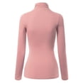 thumbnail image 4 of Made by Olivia Women's Basic Long Sleeve High Turtle Neck Slim Fit Top Shirt, 4 of 4