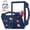Navyblue, variant on Cute Kids Case for T-mobile Revvl Tab 2 Tablet 10.1" 2025, EVA Cover with Shoulder Strap Handle Kickstand Lightweight Case, Skyblue