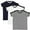 Navy/White/White/Black/Granite Heather/VN Smoke, variant on Marky G Apparel Boys' Soccer Ringer Short-Sleeve T-Shirt (Pack of 3)