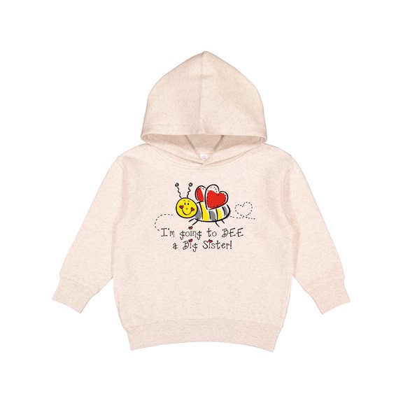 Inktastic Bee Future Big Sister Toddler Hoodie