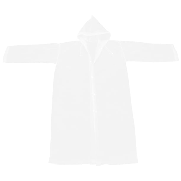 Poncho impermeable de EVA, reutilizable, para adultos, para exteriores, 1 unidad.