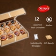 thumbnail image 3 of Fruit Danishes | Mini Cinnamon Buns Topped with Apple, Cherry or Blueberry [12 Count] | Delectable Bakery Dessert | Great for Parties & Holidays | Sterns Bakery, 3 of 8