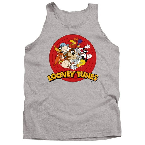 Looney Tunes Group Adult Tank Top Athletic Heather