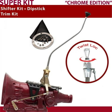 American Shifter 4L60E Shifter Kit 23 in. Swan Trim Kit Dipstick for D2879