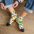 thumbnail image 3 of Pofeuu Vegetables2 Print 30cm Socks, Adult Running Hiking Socks for Youth and Adult, 3 of 7