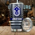 thumbnail image 3 of Personalized Gifts - US Air Force Military Coffee Tumbler - Patriotic Tumbler - BMT Gifts - Airman Gifts - Graduation Gifts - Birthday Gifts - Chritsmas Gifts - Tumbler With Lid, 3 of 7