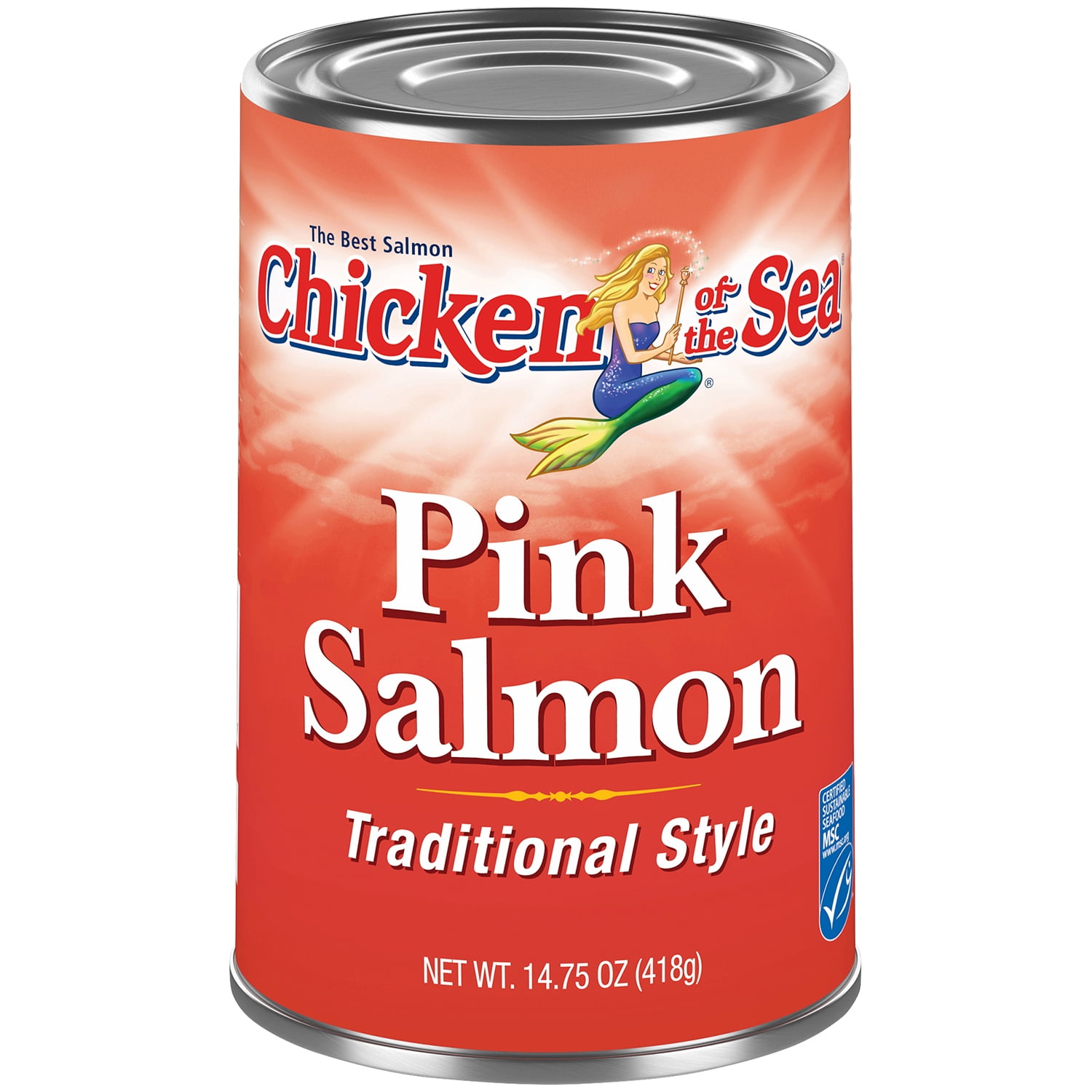 Chicken of the Sea Traditional Style Pink Salmon, 14.75 oz