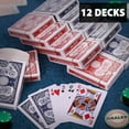 thumbnail image 4 of POINTERTECK 2-24 Decks Playing Cards Decks Poker Size Standard Index (1 Blue 1 Red), 4 of 7
