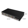thumbnail image 3 of Out AV Switch Video L/R Audio Box 8-Port Composite Switch Splitter for DVD STB HDTV,1 * AV Switcher,Black, 3 of 8