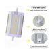 thumbnail image 2 of Bombilla LED R7S de 118 mm, disipador de calor de aluminio de aviación de 30 W, bombilla halógena de repuesto tipo J de 200 W y 300 W, luz ecológica de bajo consumo para lámparas de pie, 2 of 5