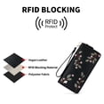 thumbnail image 4 of LOUEBICA Wallet Women Clutch Leather Wristlet Wallet Fashion Embossed RFID Blocking Credit Card Holder with Strap, 4 of 8