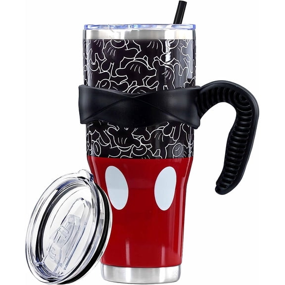 40 Oz Tumbler with Handle and Silicone Straws,Coffee Insulated Tumbler with Handle,40 Oz Water Bottles,Travel Mug with Handle