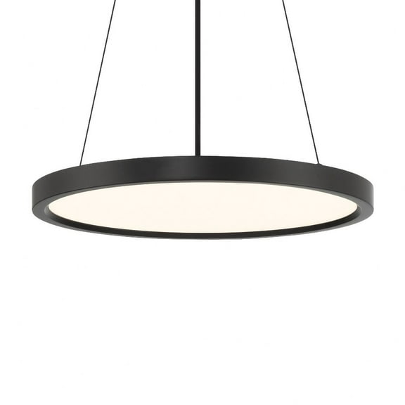 725-66A-L-Minka Lavery-Pendant - 30W 1 LED Pendant-1.5 Inches Tall and 15 Inches Wide-Coal Finish