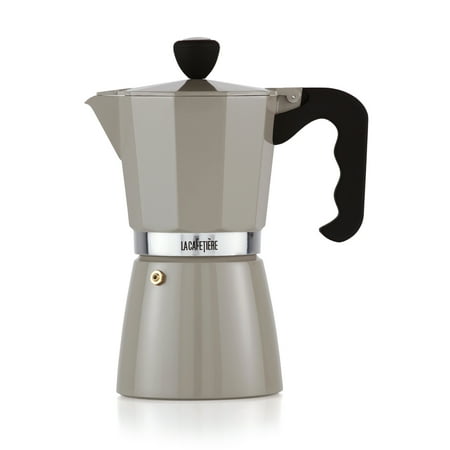 La Cafetiere Classic Gray 9 Cup Espresso Non Electric Coffee