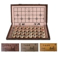 thumbnail image 1 of Juego de ajedrez chino Luoyer Xiangqi de 15 pulgadas con tablero de cuero sintético, 1 of 7