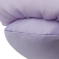 thumbnail image 5 of JWH 3D Handmade Decorative Round Soft Lilac Gauze Rose Flower Accent Pillows for Sofa Bedding 12inch Light Purple, 5 of 9