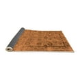 thumbnail image 2 of Ahgly Company Indoor Square Oriental Orange Industrial Area Rugs, 4' Square, 2 of 4