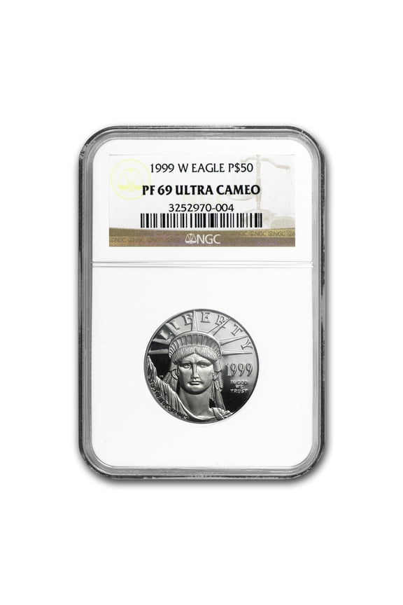 1999-W 1/2 oz Proof Platinum American Eagle PF-69 NGC