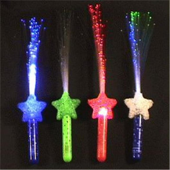 Fiber Optic Star Wand - Pack of 12