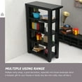 thumbnail image 4 of KAKOWELY Mini Wooden Bookcase Simulation Book Shelf Mini House Furnishing Supply,5"X3.31"X1.5", 4 of 5
