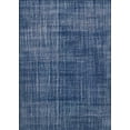 thumbnail image 1 of Ahgly Company Machine Washable Indoor Rectangle Industrial Modern Silk Blue Area Rugs, 2' x 3', 1 of 7