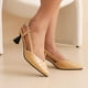 thumbnail image 5 of Zapatos de mujer Sandalias con patrón de serpiente Casual Cómodo Tacón alto Punta estrecha Hebilla Bombas Wmkox8yii  nm2904, 5 of 6