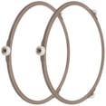 thumbnail image 6 of Monyance Oven Glass Plate 2Pcs Microwave Glass Plate Roller Ring Replacement 19.6cm(7.72X7.72X0.55Inches), 6 of 11