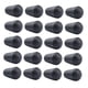 thumbnail image 3 of 20 topes de campana perfecl con extremos de cable de bloqueo para mochila Negro, 3 of 8