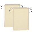 thumbnail image 1 of Uxcell 2 Pack Bolsas de Polvo para Bolsos, 8.7x11.9" Bolsa de Almacenamiento con Cordón de Algodón, Funda de Polvo para Bolsos, Zapatos, Botas, Almacenamiento Diario de Viaje, Beige, 1 of 7