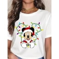 thumbnail image 1 of Disney Mickey Mouse Holiday Lights T-Shirt Unisex All size S-3XL, 1 of 4