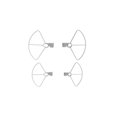 thumbnail image 1 of Plastic Anti-Collision Propeller Guard for Mini Drones, Orange/Gray/Black Colors for Protection, 1 of 7