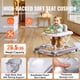thumbnail image 4 of VEVOR Andador para bebes 4 en 1, centro de actividades plegable para bebes con ruedas, 3 alturas ajustables, bandeja para música y juguetes, asiento de aprendizaje | Caminar detrás | Rockero |, 4 of 9