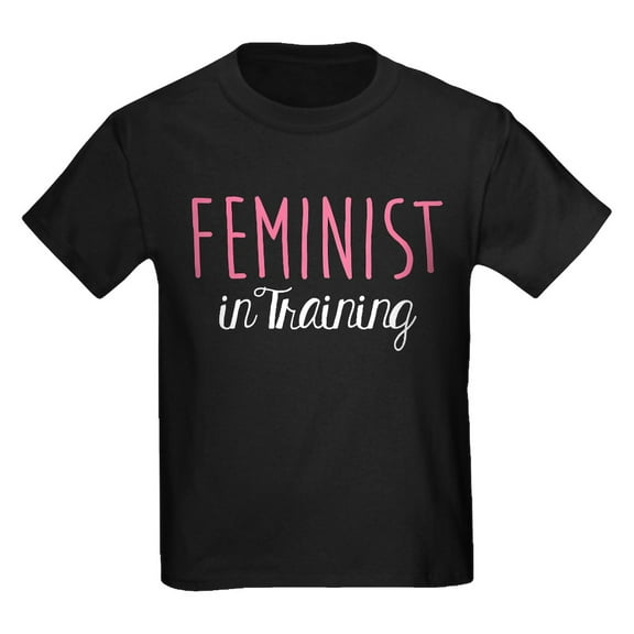 CafePress - Feminist In Training Kids Dark T Shirt - Dark T-Shirt Kids XS-XL