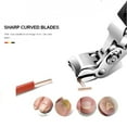 thumbnail image 2 of JAYWAYNE Long Handled Toe Nail Clippers Nail Clippers with Sharp Curved Blade Nail Cutter for Adults with Thick Nails Non Slip Handle for Home Salon Self Grooming (34g 9.7cm), 2 of 8