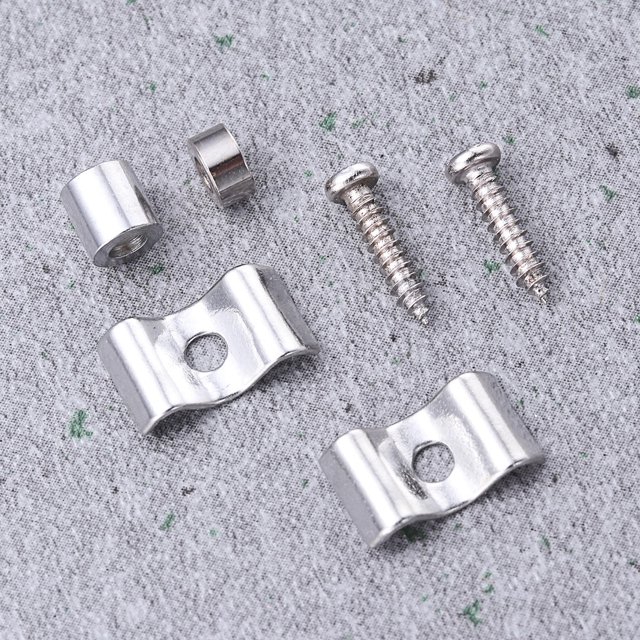 TAILTOSS 4Set Guitar Neck String Retainer Metal Guitar Chord Presser for Music Performance Electric Guitar