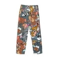 thumbnail image 3 of Tom And Jerry Men's Pajama Pants Cartoon All Over Print Elastic Waistband Sleep Pants with Pockets Drawstring, Soft Unisex Lounge Bottoms Sleepwear, 3 of 8