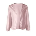 thumbnail image 4 of Uooqdmx Blazers for Women Suits Fashion Multipurpose Loose Short Shawl Coat Cape Cardigan Jacket Trench Outwear Blazers for Women Business Casual Pink XL, 4 of 8