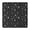 Black White Gothic, variant on Black White Gothic Dreamcatcher Moon Star Pattern Square Fitted Tablecloth with Elastic Edge,Square Table Cover,Washable Elastic Table Cover for Home Kitchen Party Decor 34"x34"