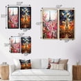 thumbnail image 4 of Designart "Paris in Bloom Vintage Collage Delight" City Paris Framed Wall Art Set Of 2 - Traditional Pink Gallery Wall Frame Set For Home Decor, 4 of 6