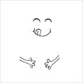 thumbnail image 5 of Removable Cute PVC Cartoon Smiley Wall Sticker Kitchen Refrigerator Art Sticker, 5 of 5