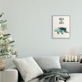 thumbnail image 2 of Stupell Indtries Wreck The Halls Christmas Dinosaur Phrase Holiday Triceratops Canvas Wall Art, 16 x 20, Design by Zirk Design, 2 of 7